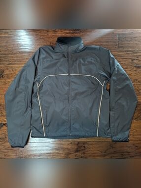 MEC Men's Dark Grey Lightweight Windbreaker Jacket Size Medium